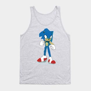 Your Friendly Neighbor Hedgehog Original Line Art Tank Top